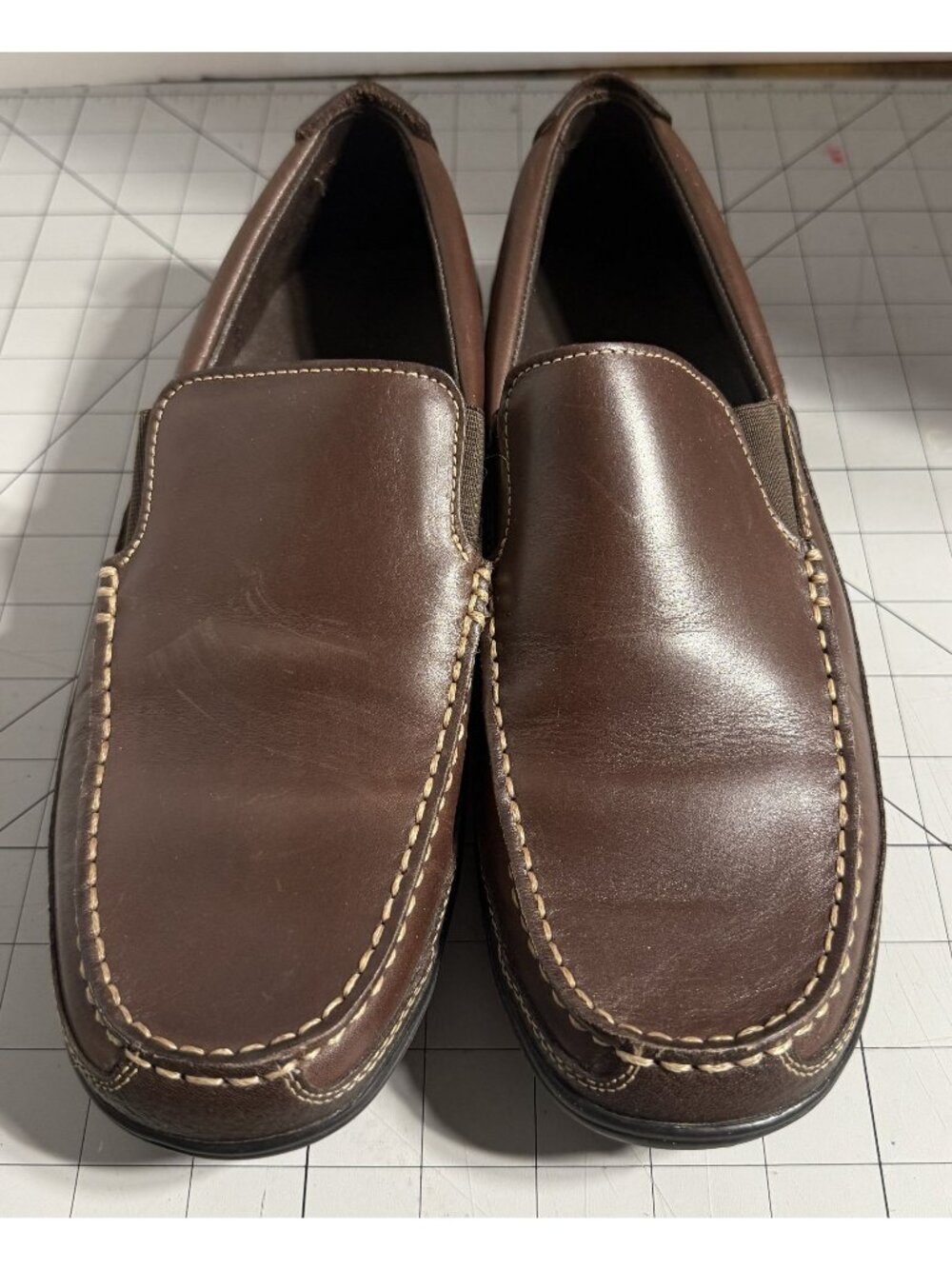 Cole Haan Brown Leather Slip On Loafers Men's Size 9M C04659